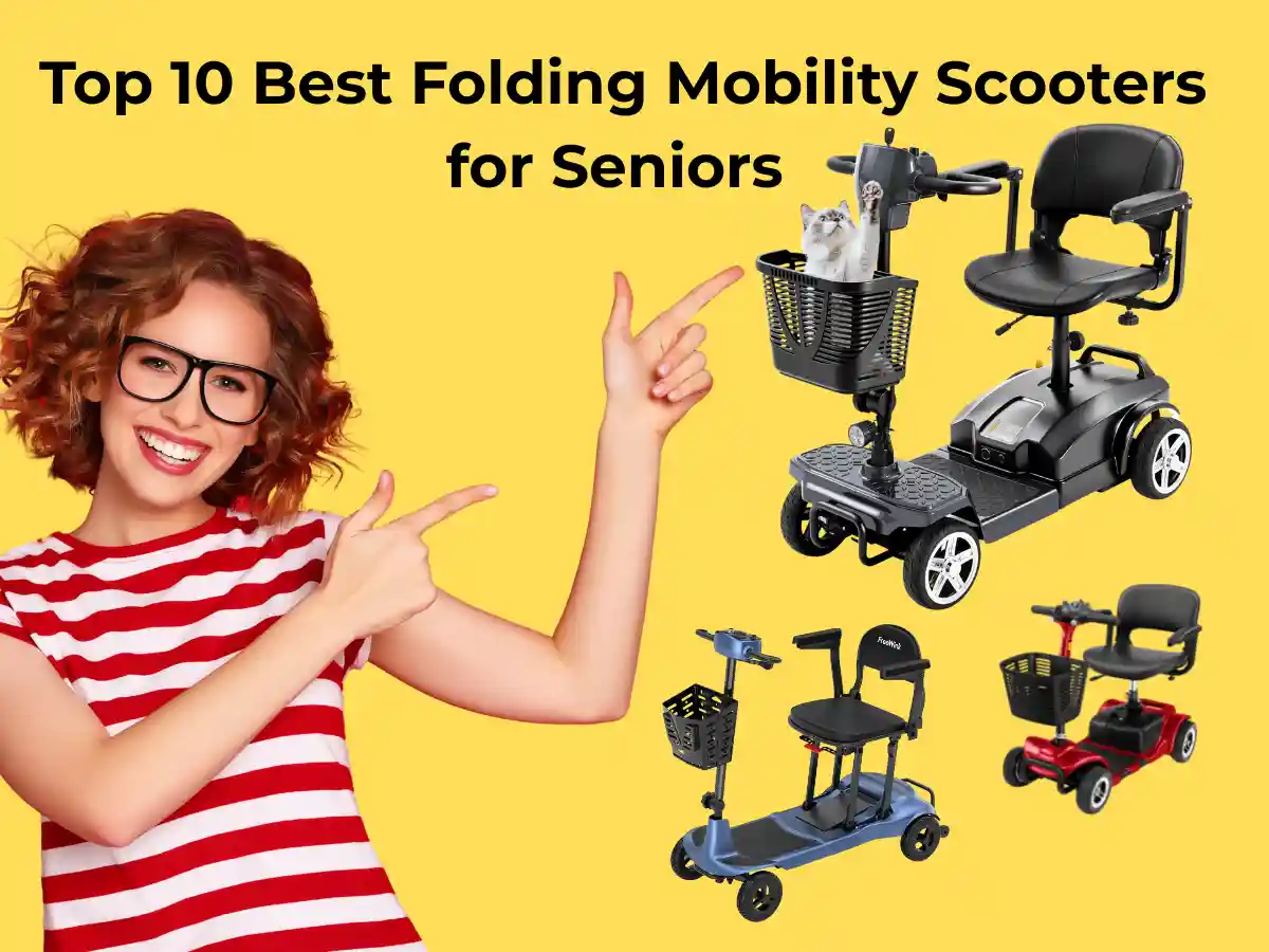 Top 10 Best Folding Mobility Scooters for Seniors . Featured image.