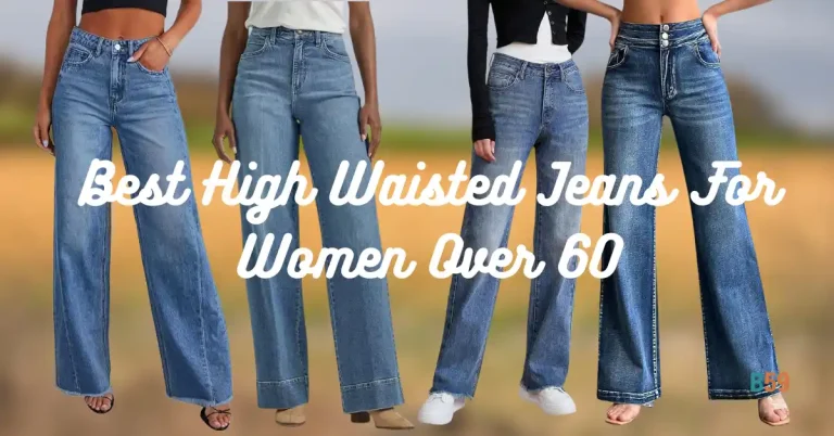 best high waisted jeans for women over 60. featured image.
